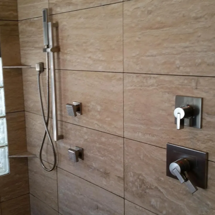 Shower fixture installation for Water Heater Replacement in Great Bend